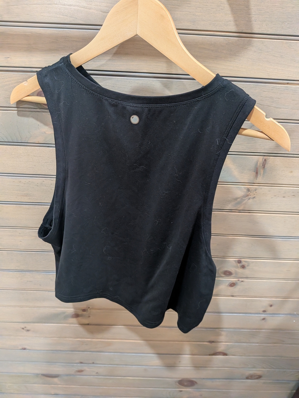 Yogalicious Black Cropped Tank Top